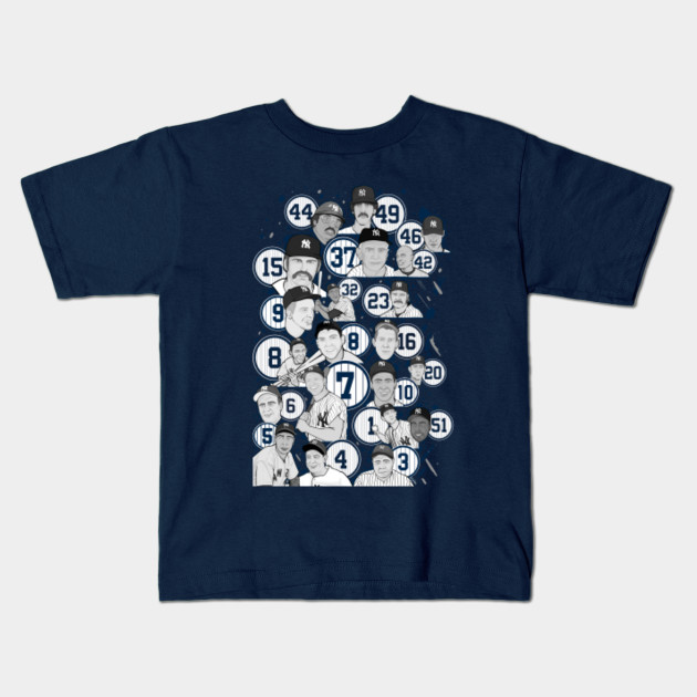 New York Yankee legends collage